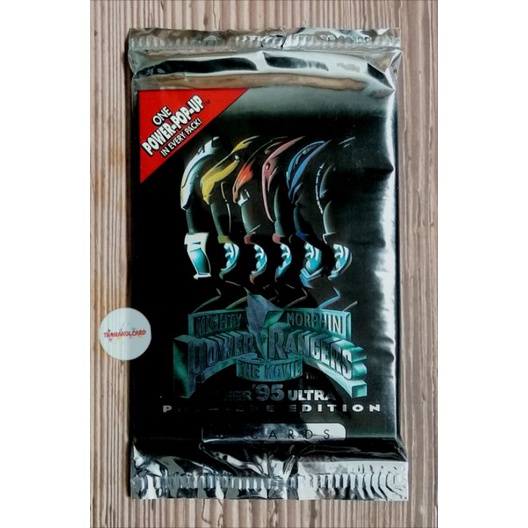 (Sealed Pack) 1995 FLEER, MIGHTY MORPHIN POWER RANGERS THE MOVIE PREMIER EDITION CARDS (ซองสุ่มการ์ด