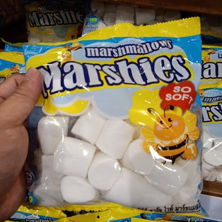 ecook มาร์ชแมลโลว์ กลิ่นวนิลลา markerburg marshies mini twist marshmallows 150g