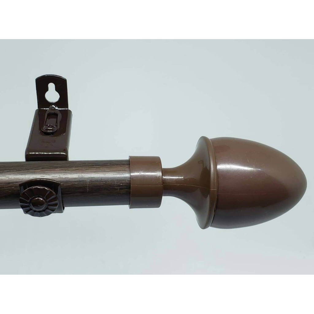 รางผ้าม่าน  สีโอ้คเข