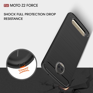 Motorola P50 One vision X4 Z2 Z3 Z4 Play Force Soft Casing Moto One Macro G8 Play Plus G10 G100 G30 Edge+ S Carbon Fiber Phone Case