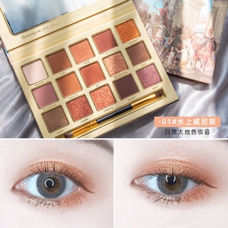 Minshzee พาเลทอายแชโดว์ เนื้อแมตต์ 15 สี 15 สี TQ87