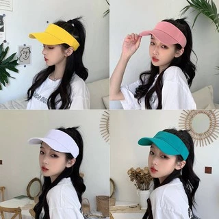 หมวก​แก๊ป​​กันแดด​.หมวก​ครึ่งหัว ใส่​ได้​ทั้ง​ผู้หญิง​และ​ผู้ชาย​หมวกเปิดหัวใส่ออกงานอีเว้นตีกลอฟ