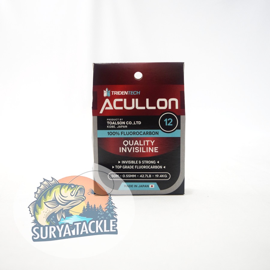 Tridentch Acullon Leader No.12 42.7Lb/19.4Kg 0.55Mm 50M Made In Japan
