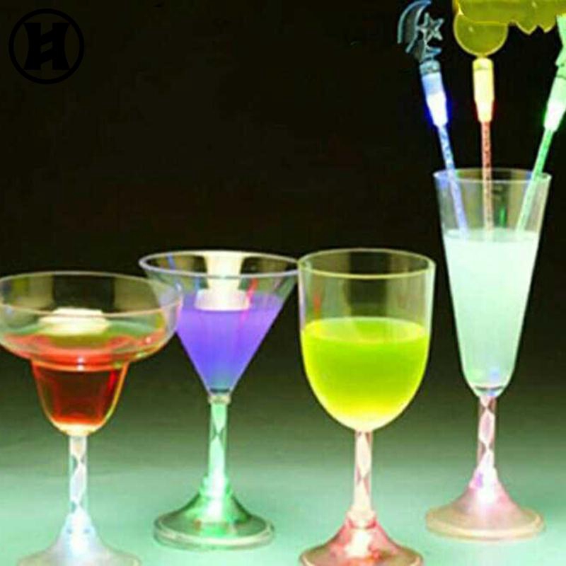 flashing cocktail glasses