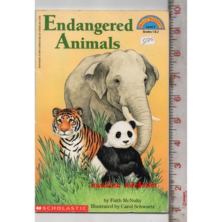 Hello Reader! Level 3 : Endangerd Animals หนังสือปกอ่อน มือสอง ( ส่งของทุกวันจันทร์)