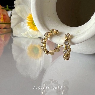 A.girls.gold :โค้ด 59K3K ช้อป 300.- ลด45 Earcuff ต่างหูแบบหนีบ สไตล์คลาสสิค earclip