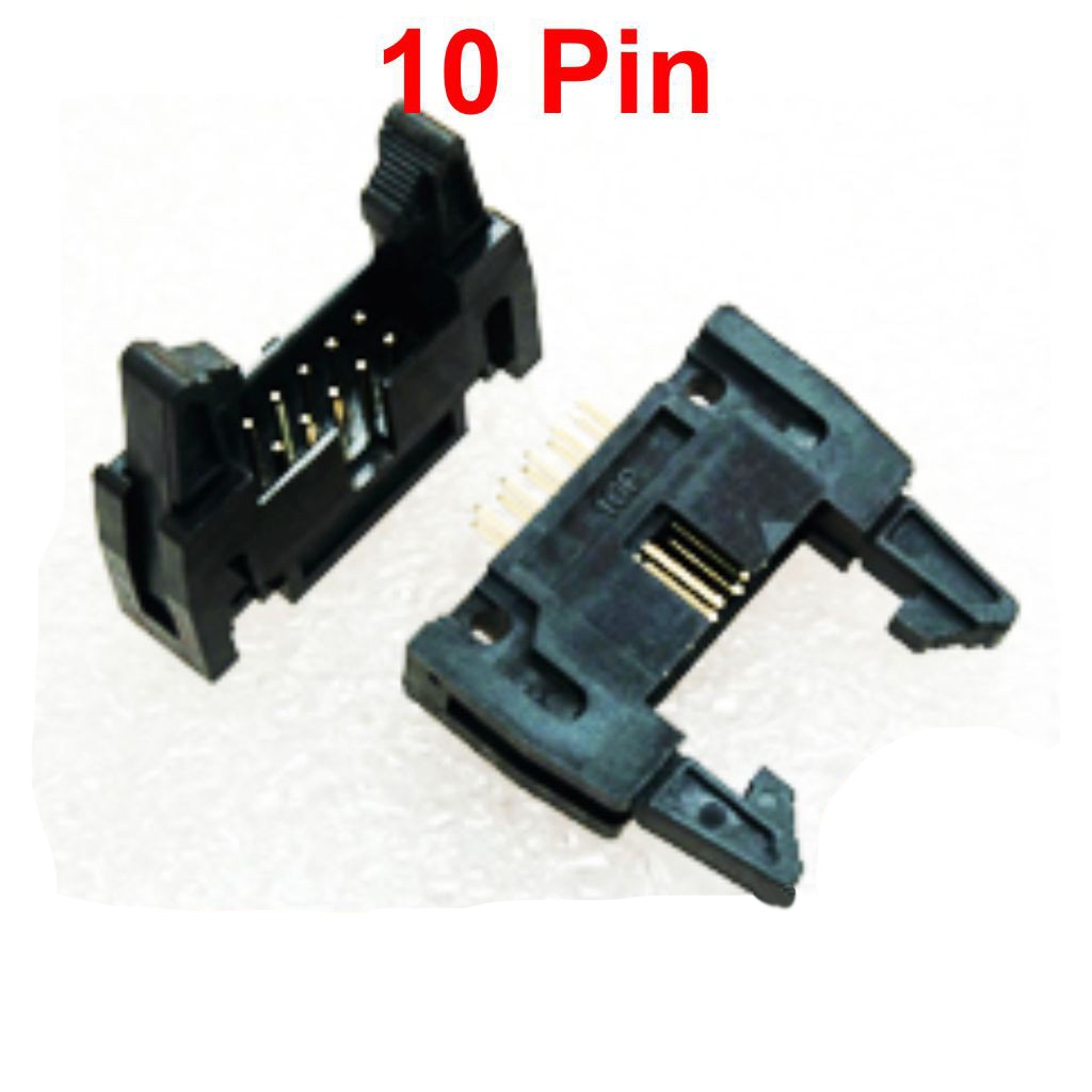 ขั้วบอร์ดเฮดเดอร์ 10-64P ตัวผู้ขาตรง Board Header Connector ST มีเขี้ยวล็อกคอนเน็คเตอร์