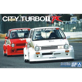 โมเดลรถยนต์ AOSHIMA Honda AA CITY TURBOⅡ 85 1/24