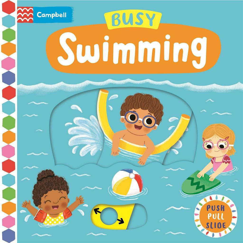 Busy Swimming - Board Book