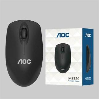 🔥เมาส์ไร้เสียง🔥 ชาร์จได้ ไร้สาย มีแบตในตัว ไม่ใช้ถ่าน เม้าส์ AOC MS320 Wireless Silent Mouse 2.4G