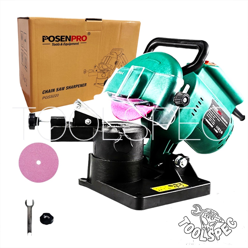 POSENPRO เครื่องลับโซ่ไฟฟ้า ลับคมโซ่ 220W เครื่องฝนโซ่ สะดวกสบาย ทนทาน มอเตอร์แรงที่สุด