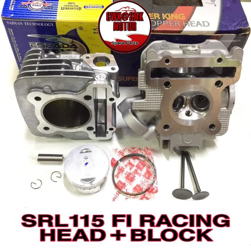SRL115 FI RACING HEAD BLOCK SET..