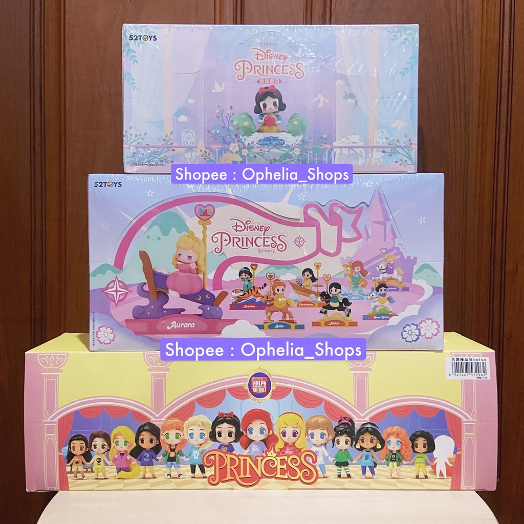 [Pre-Order] MINISO Disney Princess Carousel Leisure Holiday รวมรุ่น ลิขสิทธิ์แท้ 🎡 52TOYS ดิสนี่ย์ ม้าหมุน เจ้าหญิง