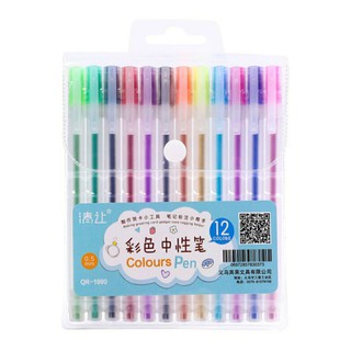 ปากกาสี เซท12สี พร้อมส่ง