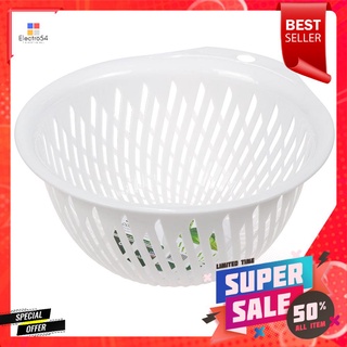 ตะแกรงล้างผักกลม MICRONWARE 28 ซม. สีขาวKITCHEN MESH ROUND MICRONWARE 28CM WHITE