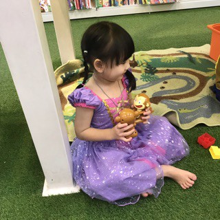 NNJXD ชุดเดรส กระโปรงชีฟอง สีม่วง เหมาะกับงานปาร์ตี้ วันเกิด สําหรับเด็กผู้หญิง - รูปที่ 7