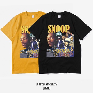 เสื้อยืดแขนสั้นลําลอง พิมพ์ลาย SNOOP DOGG Dog Lord สไตล์ฮิปฮอป ฮิปฮอป แฟชั่นอเมริกันS-5XL