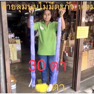 ข่ายดักปลา ลุมบนไม่ติดตะกั่ว 100 เมตร  ขนาดเอ็น 15 ความลึก 30 ตา