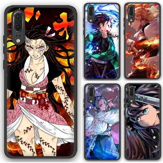 เคสโทรศัพท์มือถือ ลายดาบพิฆาตอสูร Kimetsu no Yaiba สําหรับ Huawei Y5 Y6 2017 Y7 Prime 2018 Y9 2019 CS40