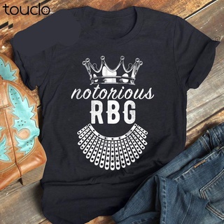 เสื้อคู่รัก - ผู้ชายเสื้อยืดผ้าฝ้ายฉาวโฉ่ RBG รู ธ Bader Ginsburg Wo สิทธิที่เท่าเทียมกันเสื้อยืดสต