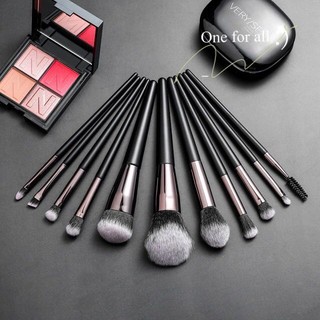 แปรงแต่งหน้า H06 brush set เซต11ชิ้น  แปรงปัดแก้ม แปรงไฮไลท์ แปลงแต่งหน้า Make up brush fancy (สีแปรงคลาสสิ