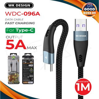 WK WDC-096 (Black) Cable 1M สายชาร์จ สายชาร์จไทป์ซี Type C 5A Elephant ของแท้100% goodboss89