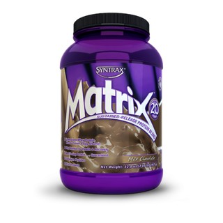 Syntrax Matrix Protein Blend Milk Chocolate 907 g/ 2 lbs เวย์ เวย์โปรตีนเพิ่มกล้ามเนื้อ ของแท้