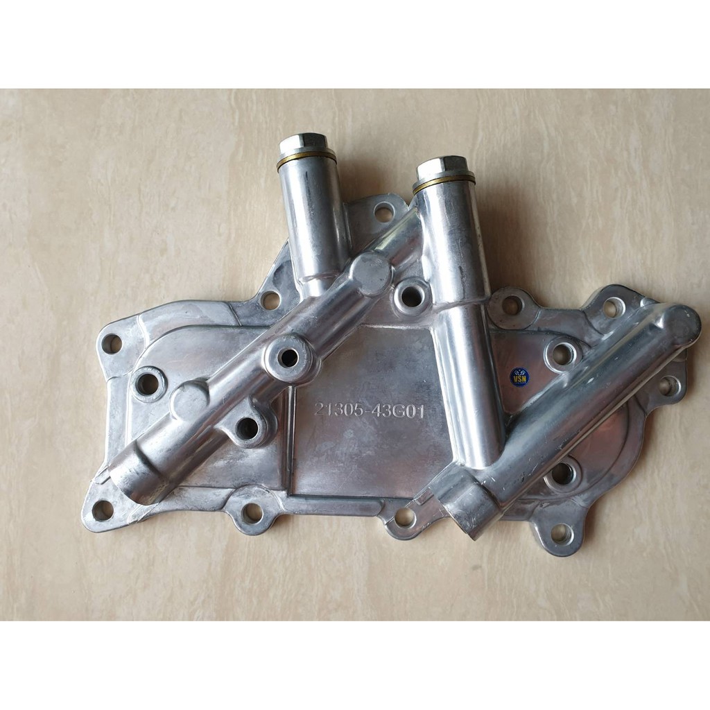 ฝาออยล์คูเลอร์+น็อตโปโล NISSAN BIG-M TD25 ไต้หวัน ราคาอันละ 950 บาท