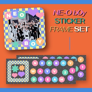 ne0-boy stickers frame set | สติกเกอร์กรอบตกแต่ง นีโอบอย