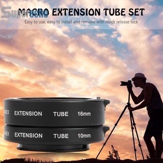 ❤Ready Stock❤Autofocus AF Macro Extension Tube Set 10mm 16mm for Sony NEX E-Mount Camera