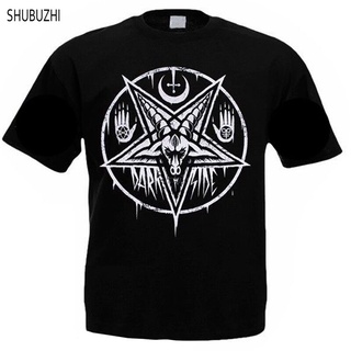 เสื้อยืด ผ้าฝ้าย พิมพ์ลาย PENTAGRAM BAPHOMET Satan Swedish Music Group แฟชั่นฤดูร้อน สําหรับผู้ชาย เสื้อยืดลําลอง สําหรั