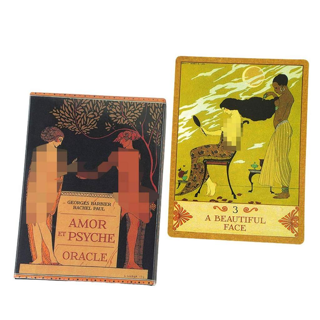 Amor Et Psyche Oracle Cards การ์ดสร้างแรงบันดาลใจในดาดฟ้า สําหรับครอบครัว