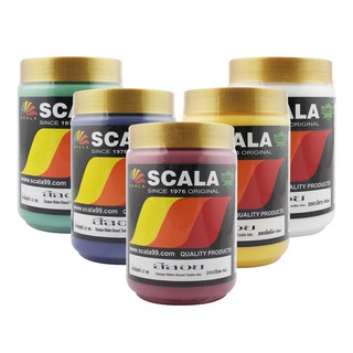 สีสกรีนเสื้อ สีลอย 1 กก. Scala