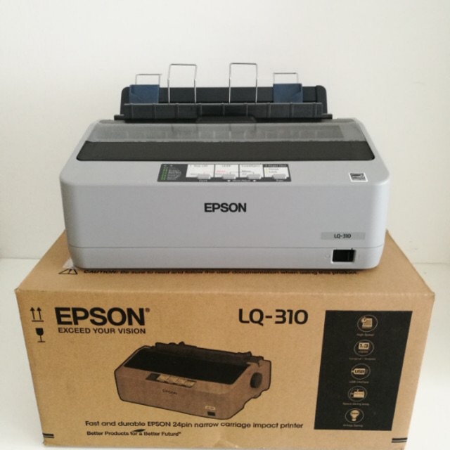 เครื่องพิมพ์ดอทเมตริกซ์ Epson LQ-310. มือ2สภาพใหม่ เครื่องปริ้น printer  ประกัน3เดือน