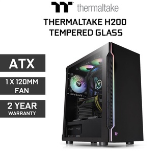 CASE (เคส) THERMALTAKE H200 TG RGB BLACK