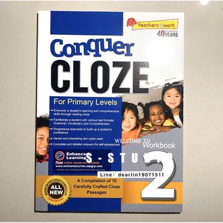 Conquer Cloze Workbook 2 หนังสือภาษาอังกฤษ สิงคโปร์