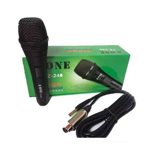 ไมค์พร้อมสาย ไมโครโฟน ร้องเพลง/พูด คาราโอเกะ Professional Dynamic Microphone LIVE  yz-240