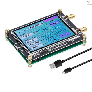 [T&amp;H] Max2870 เครื่องกําเนิดสัญญาณ ความถี่ 23.5MHz-6000MHz PLL หน้าจอสัมผัส LCD