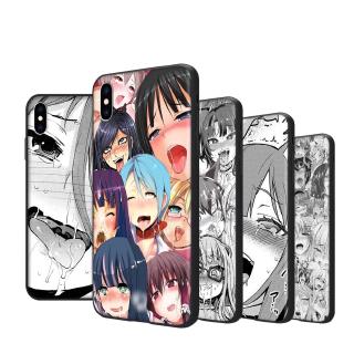 ahegao เคสนิ่มลายอะนิเมะสําหรับ iphone 5 5s 6 6 s plus 7 8 se x x xr xs max