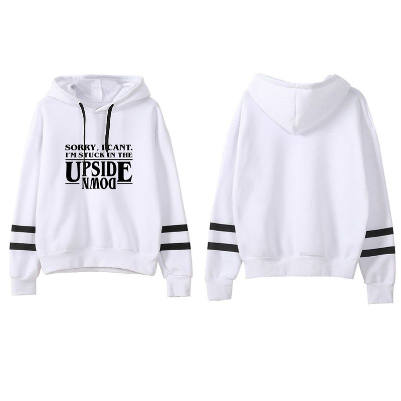 เสื้อกันหนาว มีฮู้ด แบบสวมหัว ลาย Mojito Stranger Show Friends Don't Lie Upside Down #4