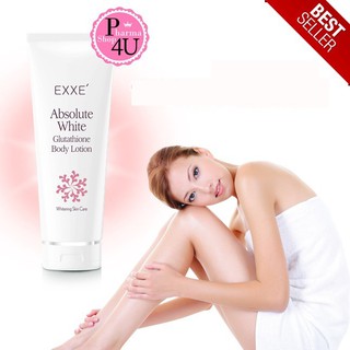 👍👍 EXXE เอ็กซ์เซ่ Absolute White Glutathione Body Lotion 200g. EXXE ทาแล้วขาวทันที