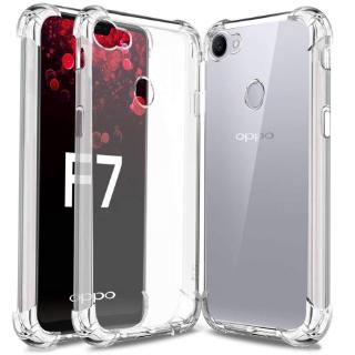 เคสโทรศัพท์มือถือ สีใส กันลื่น สำหรับ  Oppo F11 Pro F7 F9  F5 F3 Plus Clear Case TPU เคสมือถือ