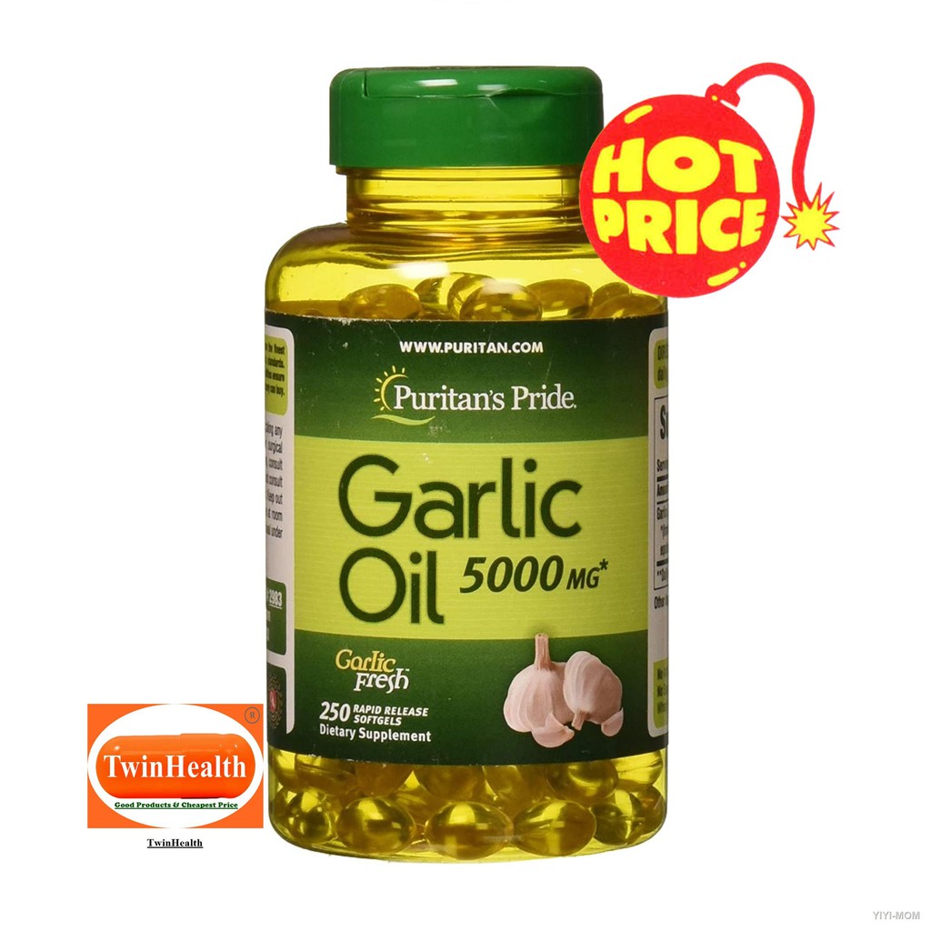 Garlic 5000 Mg Softgel Capsules | 120 Count, Odorless, Aged Garlic For Immune & Circulatory Support