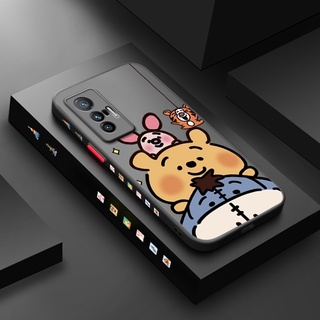 เคส Vivo X70 Pro เคส Winnie the Pooh เคสแข็ง ด้านข้าง เต็มรูปแบบ เคสป้องกัน กันกระแทก