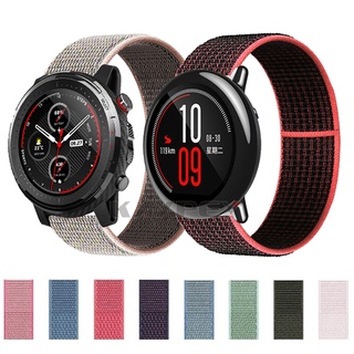 สายนาฬิกาข้อมือไนล่อน 22 มม. สําหรับ Xiaomi Amazfit Stratos 3 2 2s Amazfit Pace GTR 47 มม. GTR 2 2e