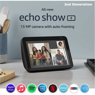 All-new Amazon Echo Show 8 (2nd Gen, 2021 release) | HD smart display with Alexa and 13 MP camera