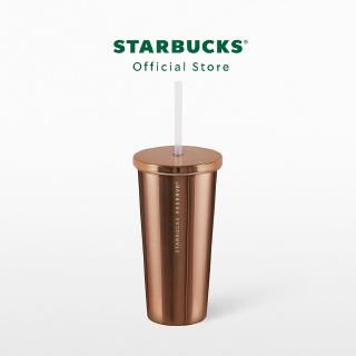 Starbucks Reserve Stainless Steel Copper Cold cup 16oz. ทัมเบลอร์สตาร์บัคส์สแตนเลสสตีลสีทองแดง ขนาด 16ออนซ์ A11108655