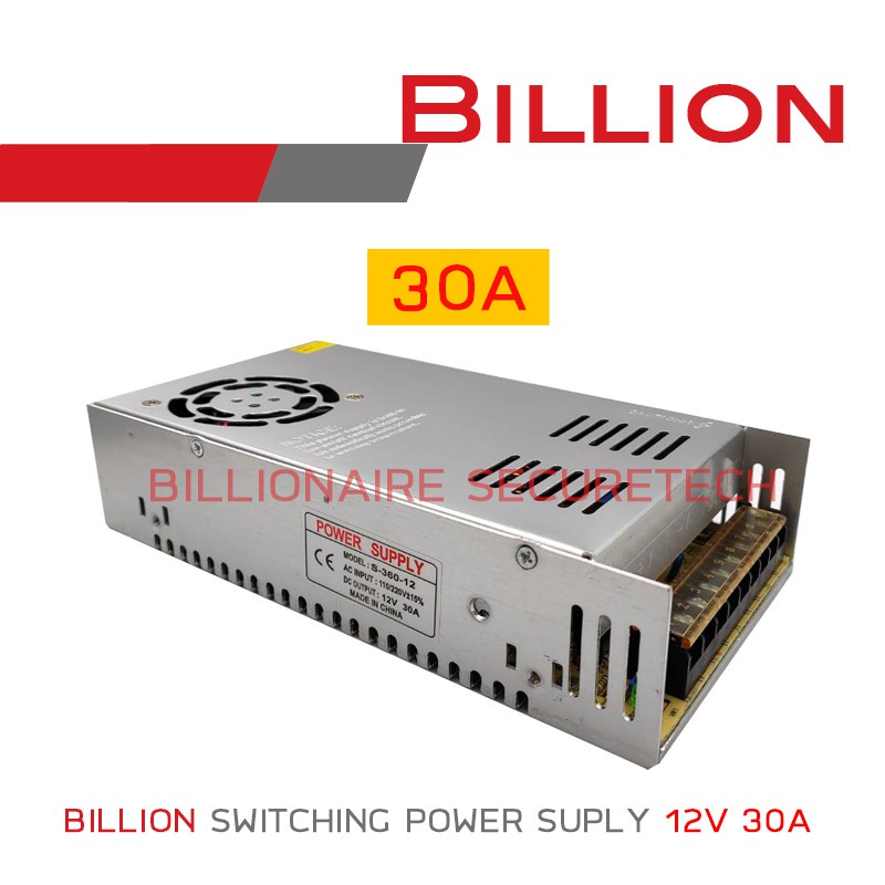 Billion Switching Power Supply 12V 30A