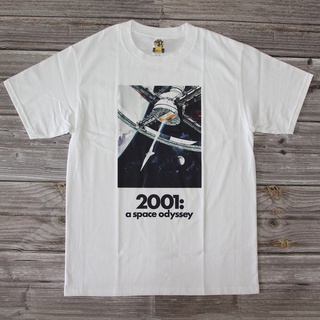 【100% cotton】2001 A Space Odyssey เสื้อยืด Stanley Kubrick The Shining Movie mens short sleeve cool t shirt summer new