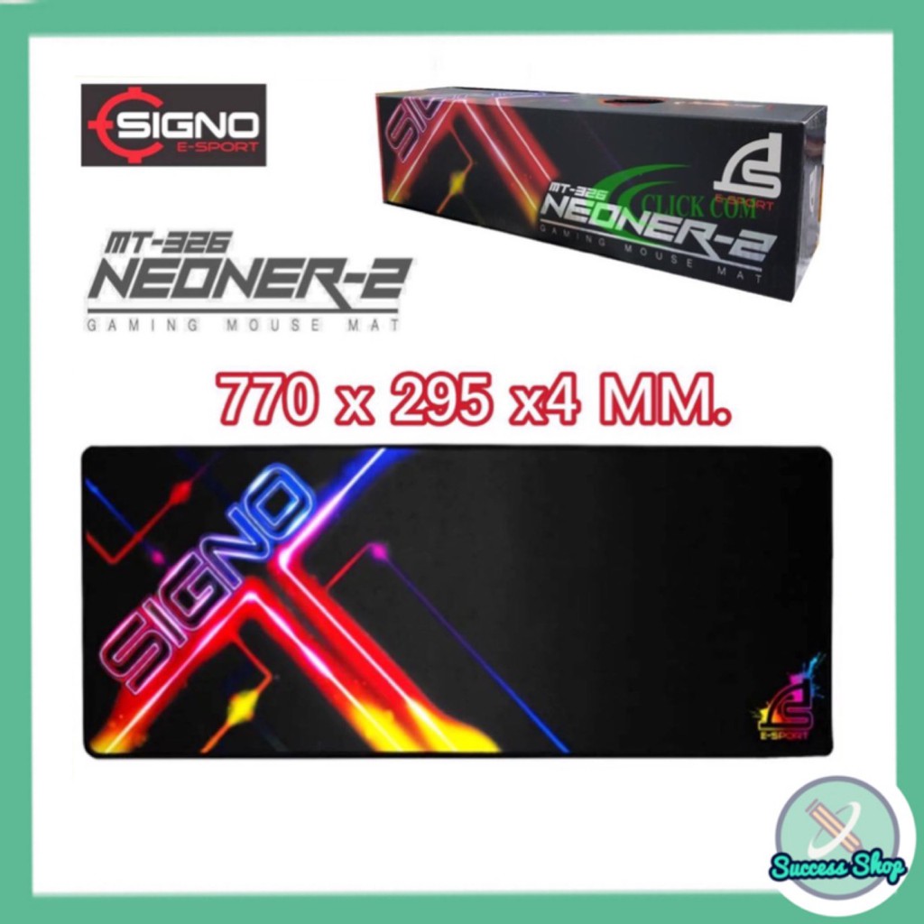 SIGNO Mouse Pad Gaming NEONER-2 MAT MT-326